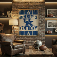 University of Kentucky, Canvas Wall Tapestry, Large, 54x36, Collegiate, Home