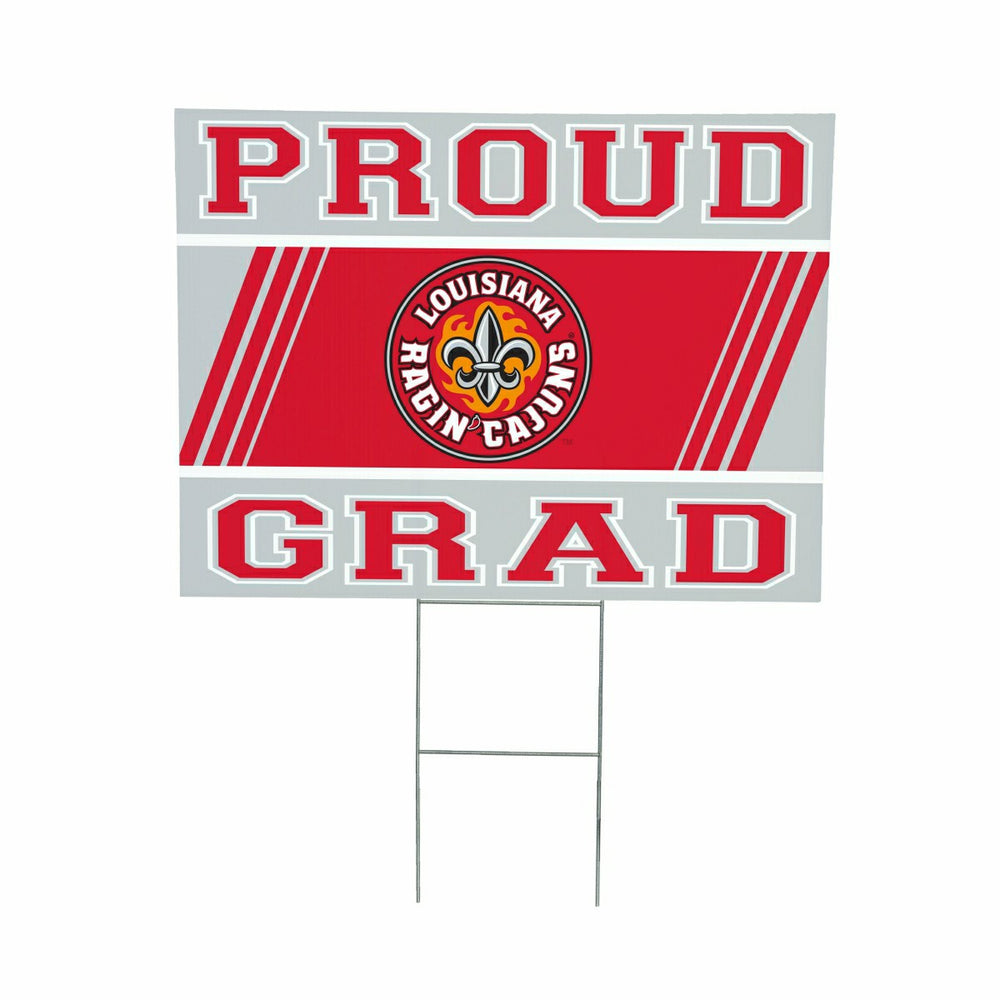 Louisiana at Lafayette University Coroplast Yard Sign Graduate, Collegiate, Home