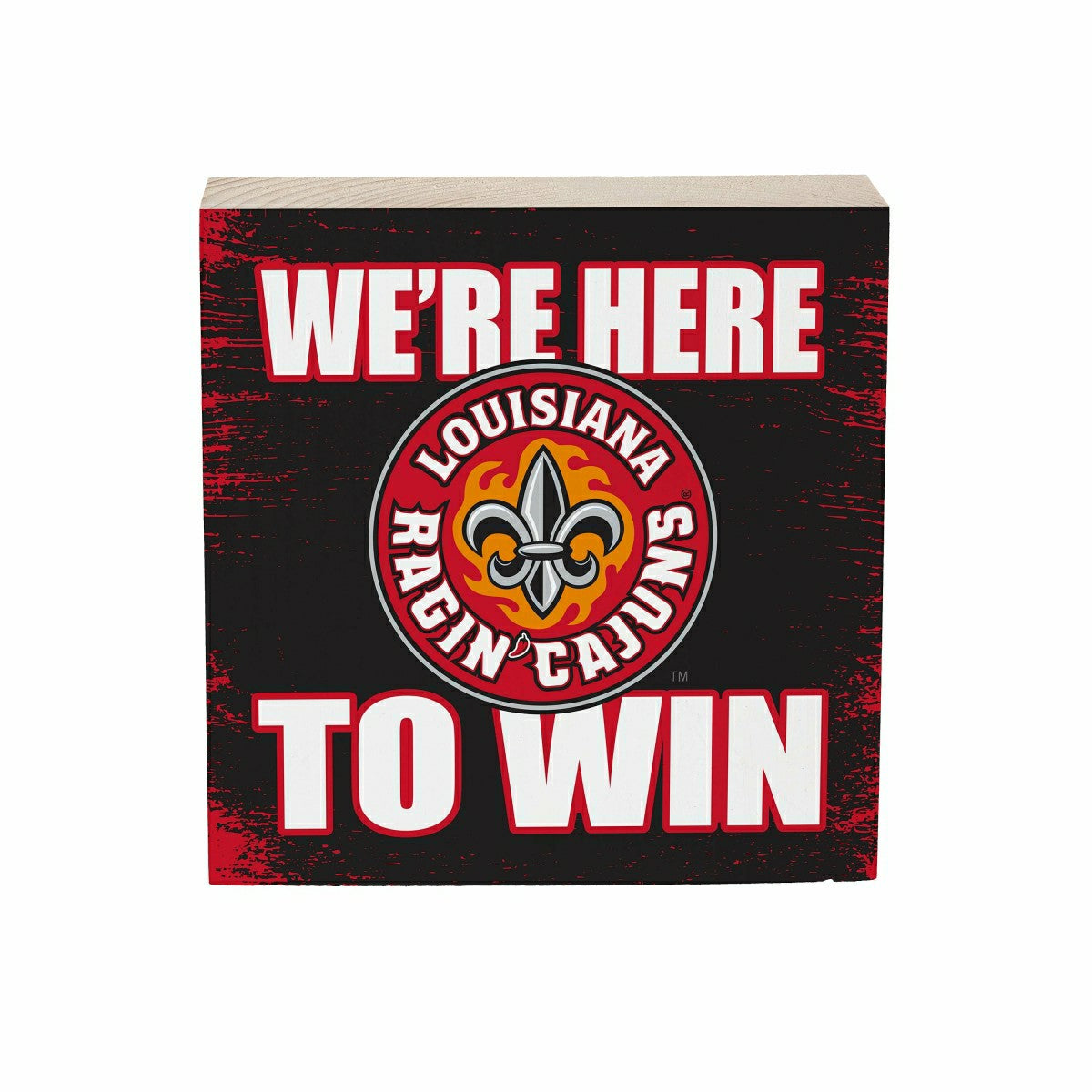 Louisiana at Lafayette University Plock, Down Home Fans, 6x6, Collegiate, Home