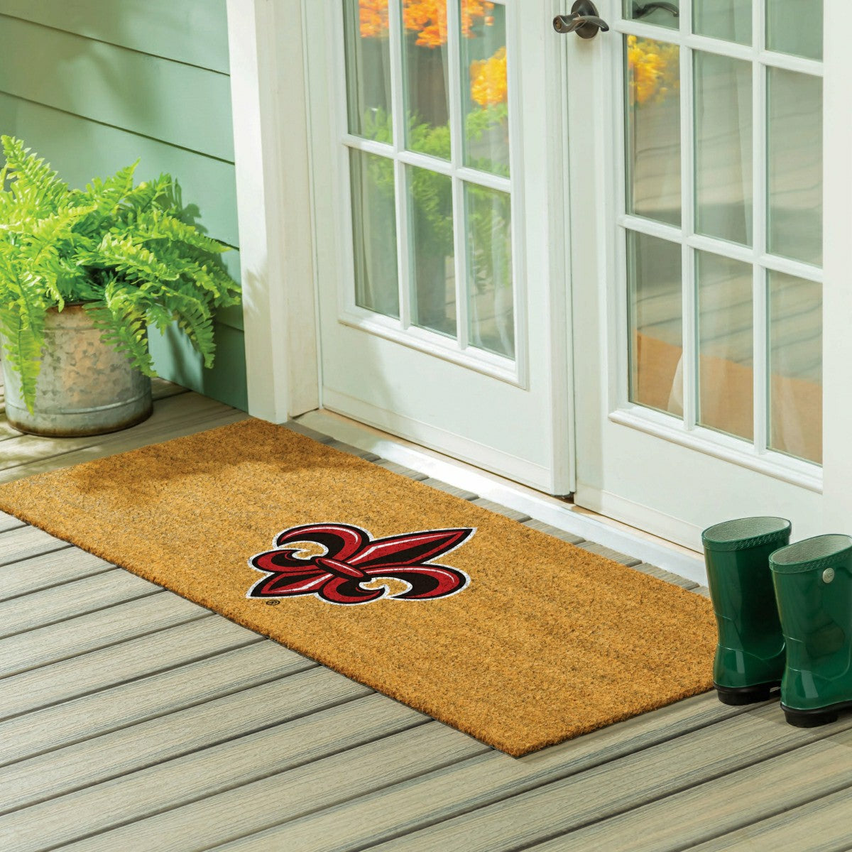 Louisiana at Lafayette University Extra Large Full Color Coir Mat, 60", Collegiate