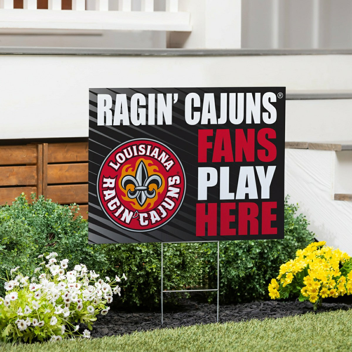 Louisiana at Lafayette University Coroplast Yard Sign "Fans Play Here", Collegiate, Home