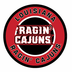 LED Wall Decor, Round, University of Louisiana-Lafayette, Collegiate, Home