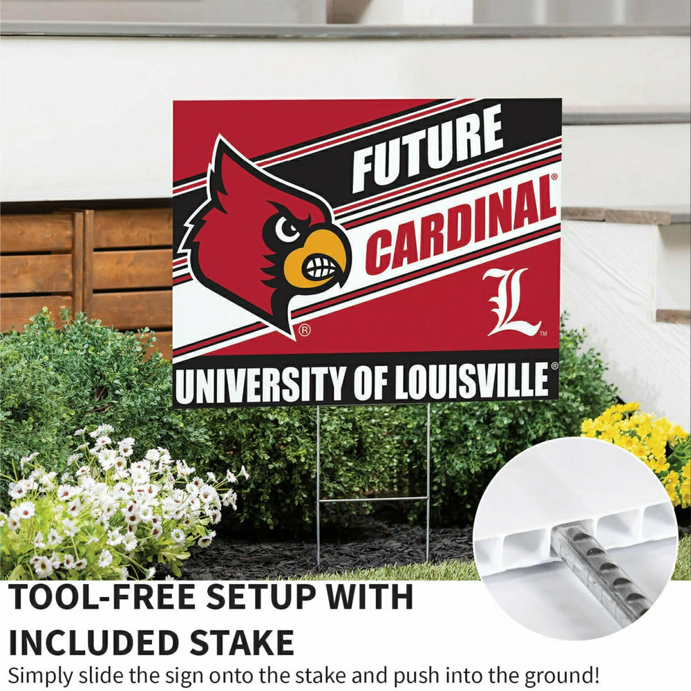 University of Louisville Coroplast Yard Sign, Future Student, Collegiate, Home