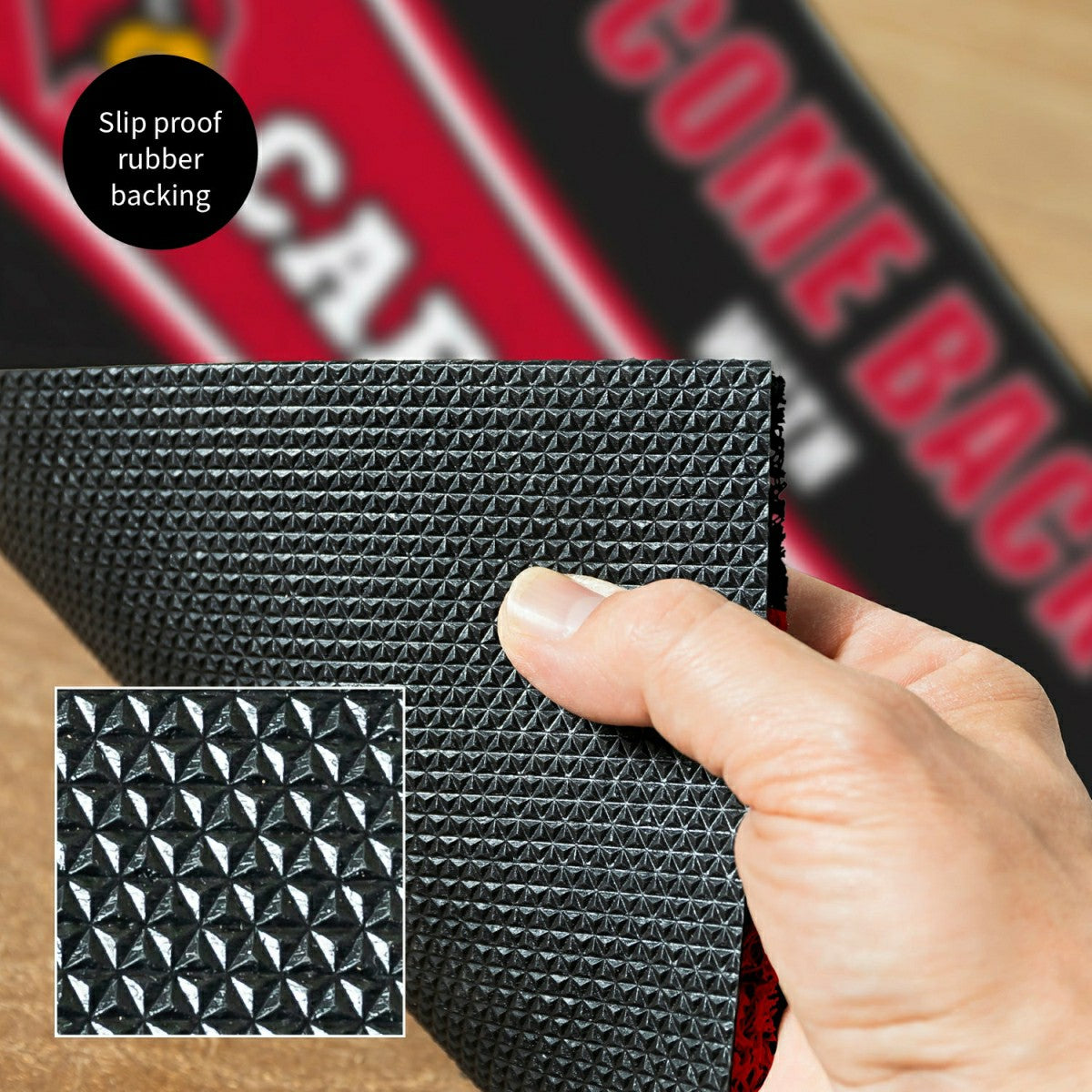 28" x 16" PVC Trapper Mat, Come Back with Tickets, University of Louis, Collegiate