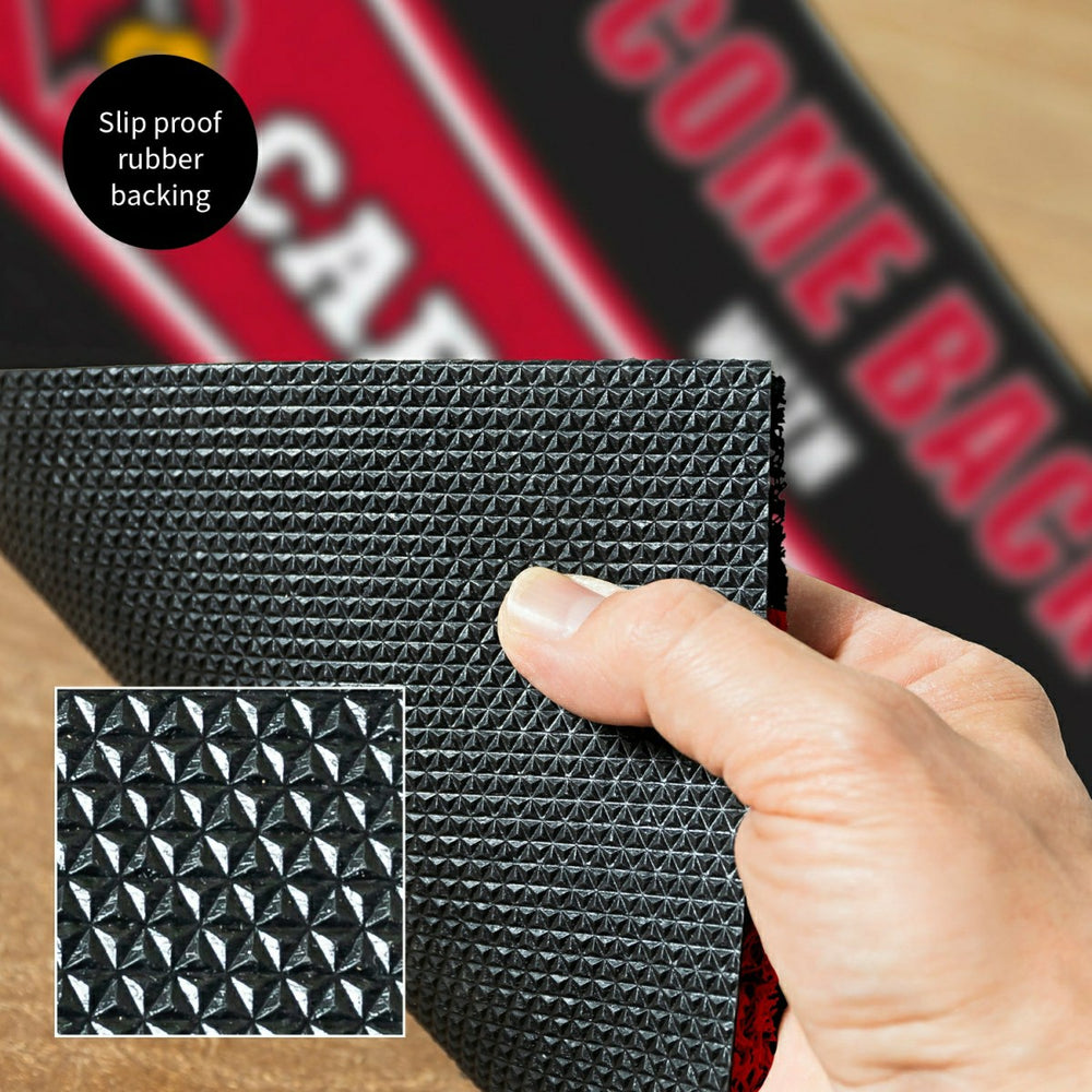28" x 16" PVC Trapper Mat, Come Back with Tickets, University of Louis, Collegiate
