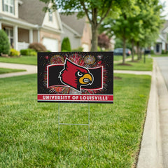University of Louisville Yard Sign, Patriotic, Collegiate, Home