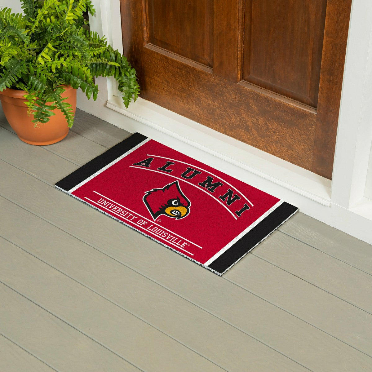 University of Louisville Alumni Mat, 28"x16", Collegiate