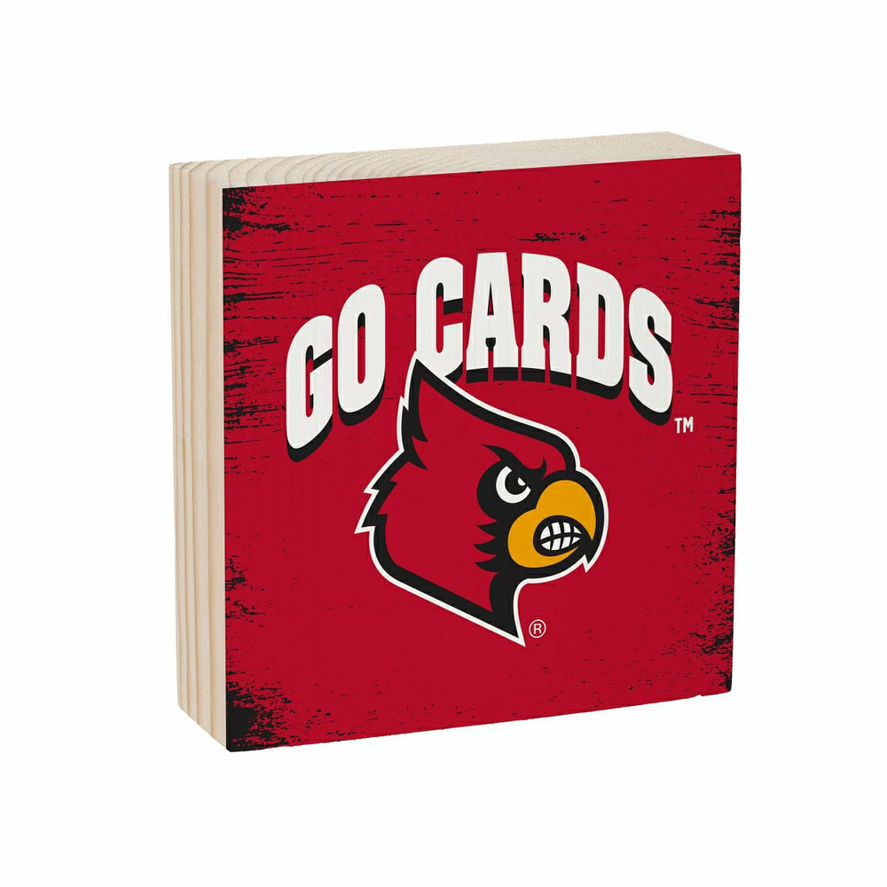 University of Louisville Plock, Down Home Fans, 6x6, Collegiate, Home