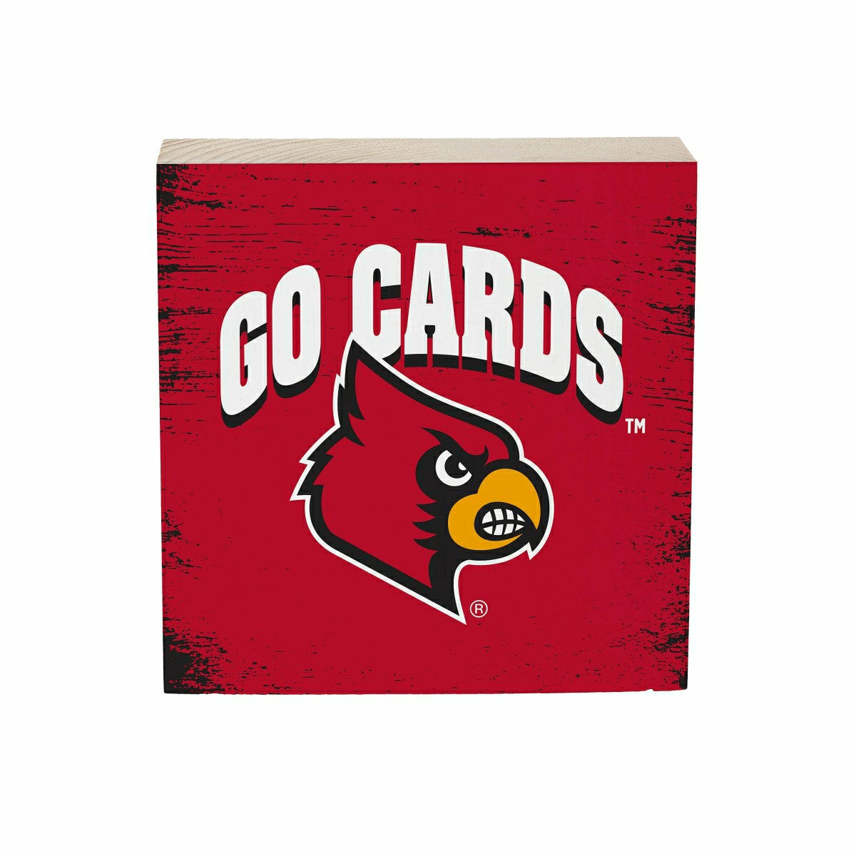 University of Louisville Plock, Down Home Fans, 6x6, Collegiate, Home