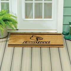 University of Louisville Large One Color Coir Mat, 36"x24", Collegiate