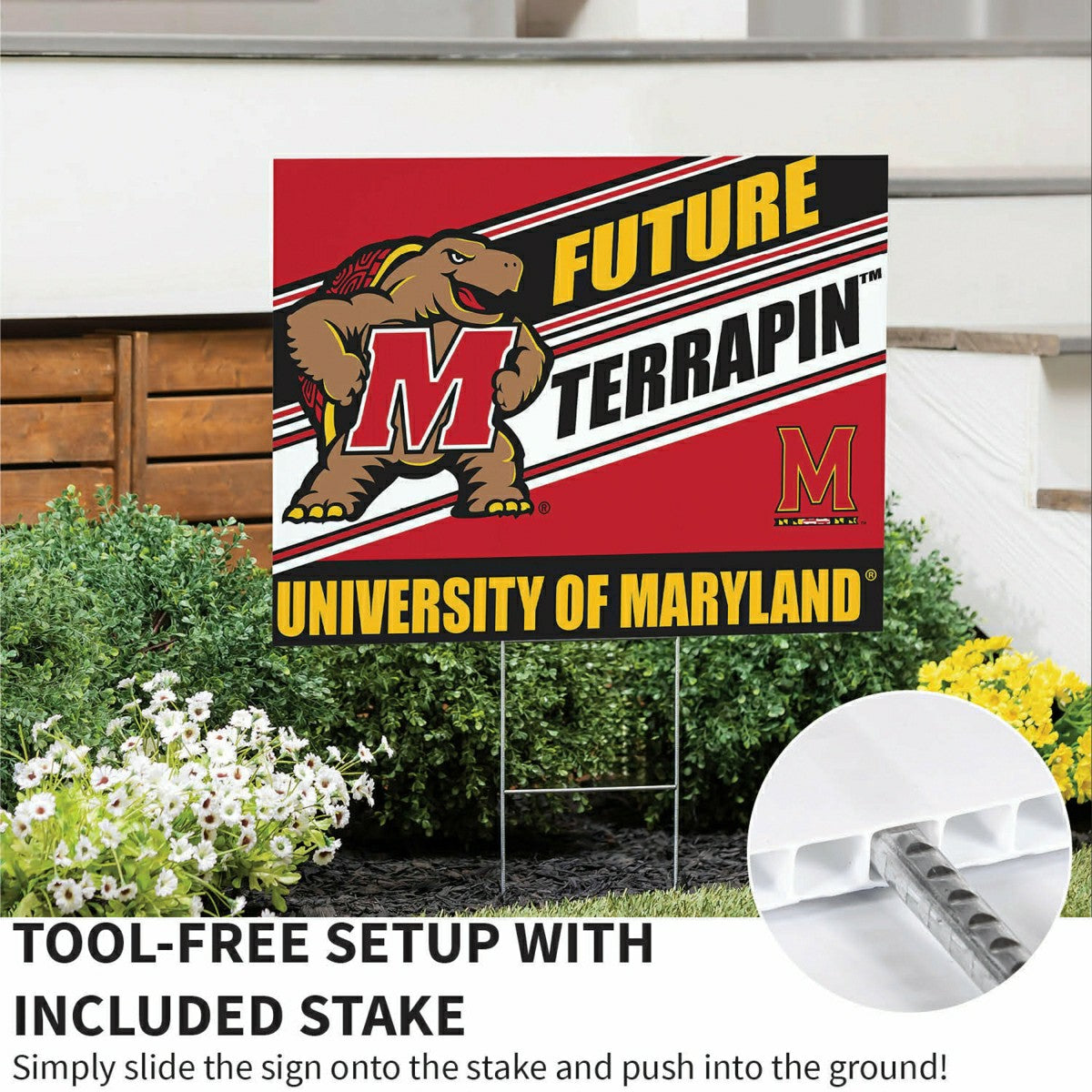 University of Maryland Coroplast Yard Sign, Future Student, Collegiate, Home