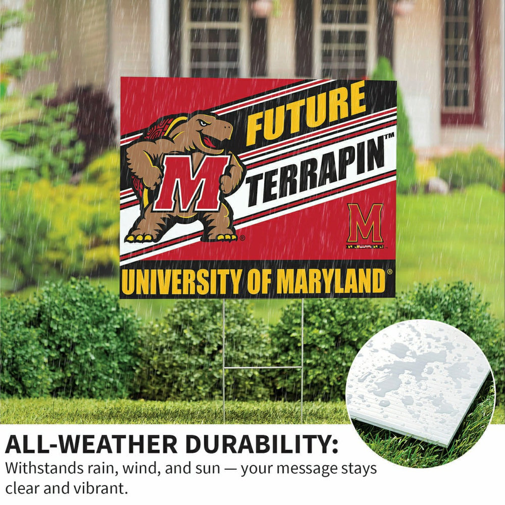 University of Maryland Coroplast Yard Sign, Future Student, Collegiate, Home