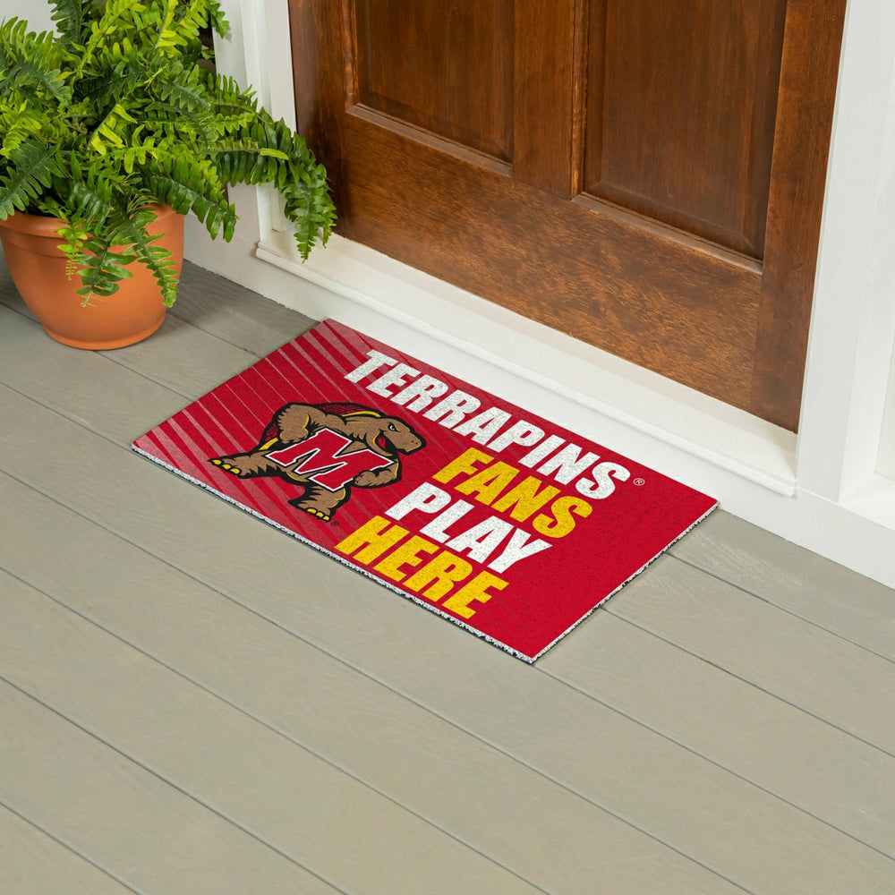 University of Maryland Fan Mat, 28"x16", Collegiate