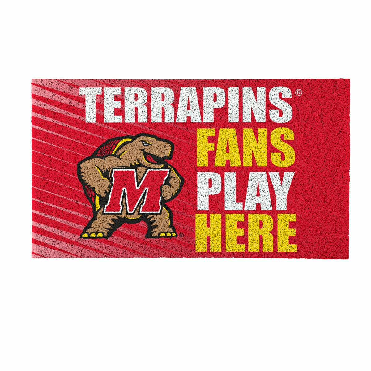 University of Maryland Fan Mat, 28"x16", Collegiate