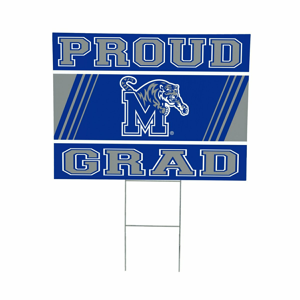 University of Memphis Coroplast Yard Sign Graduate, Collegiate, Home