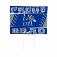 University of Memphis Coroplast Yard Sign Graduate, Collegiate, Home