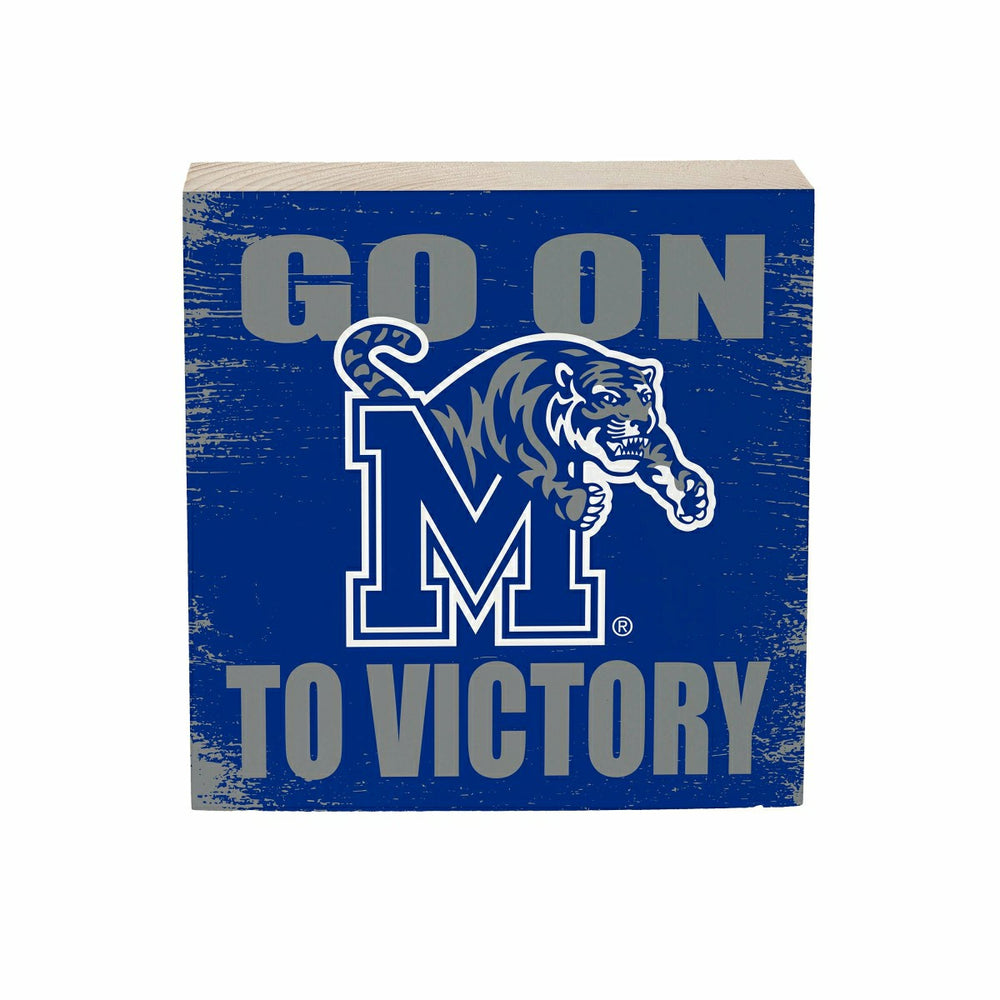 University of Memphis Plock, Down Home Fans, 6x6, Collegiate, Home
