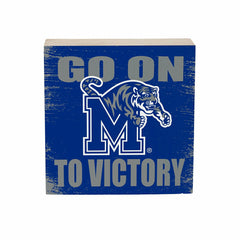 University of Memphis Plock, Down Home Fans, 6x6, Collegiate, Home