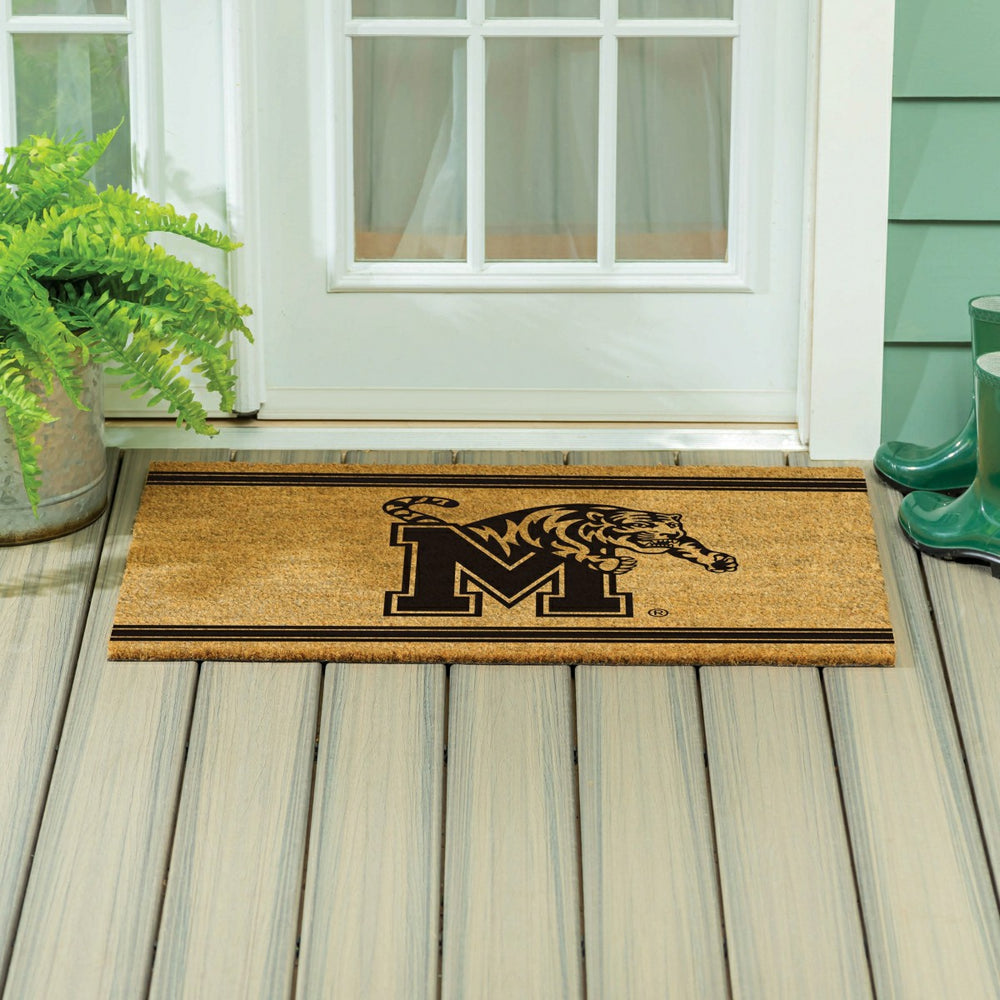 University of Memphis Large One Color Coir Mat, 36"x24", Collegiate