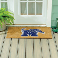 University of Memphis Large Full Color Coir Mat, 36"x24", Collegiate