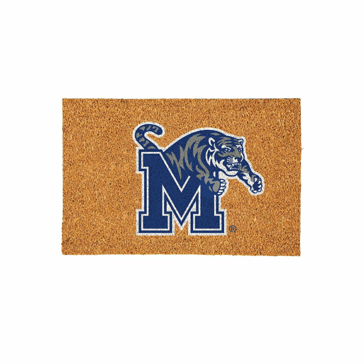 University of Memphis Large Full Color Coir Mat, 36"x24", Collegiate