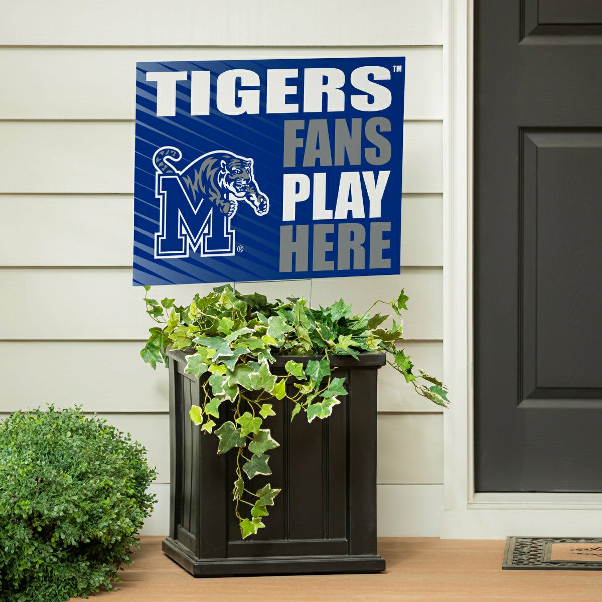 University of Memphis Coroplast Yard Sign "Fans Play Here", Collegiate, Home