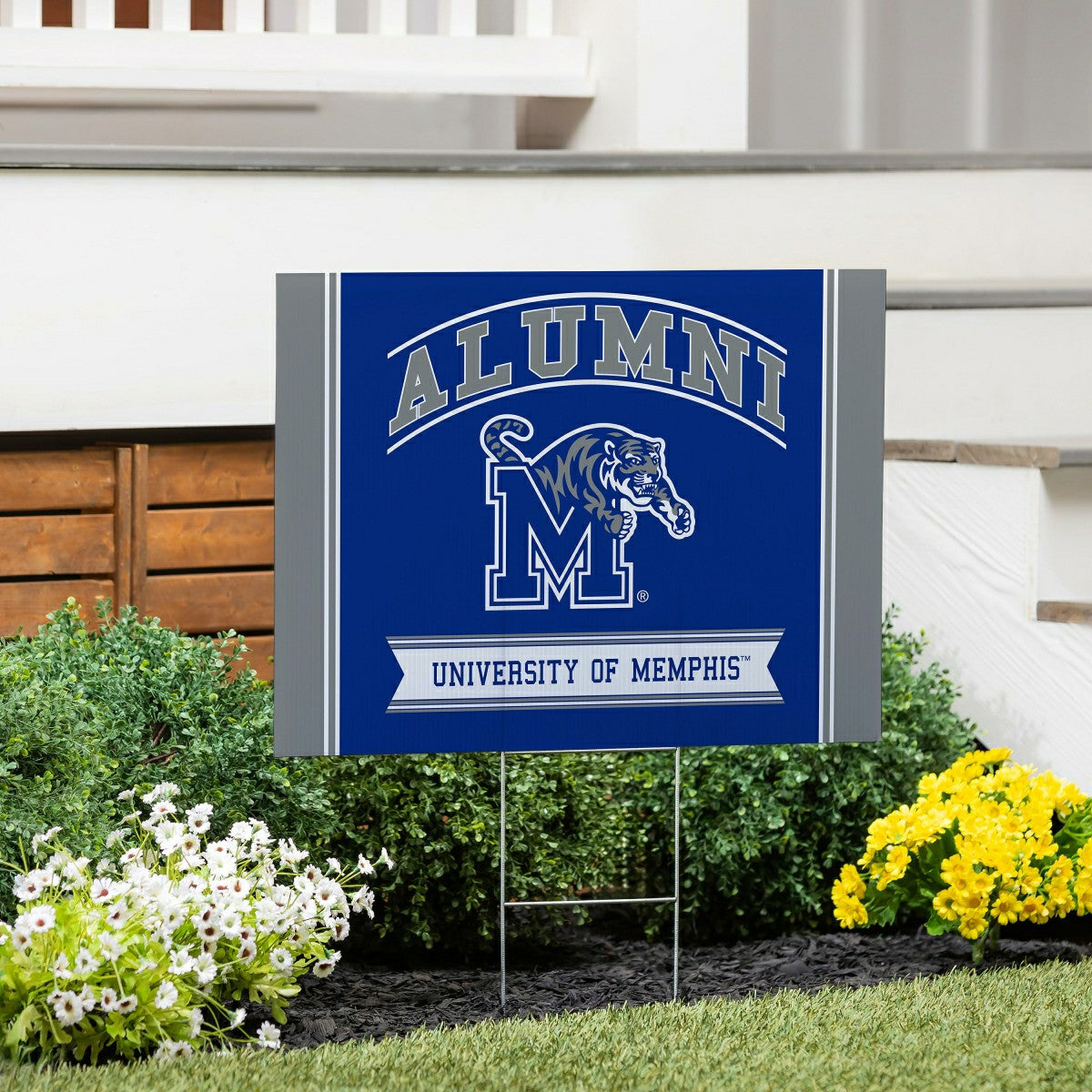 University of Memphis Coroplast Yard Sign Alumni, Collegiate, Home