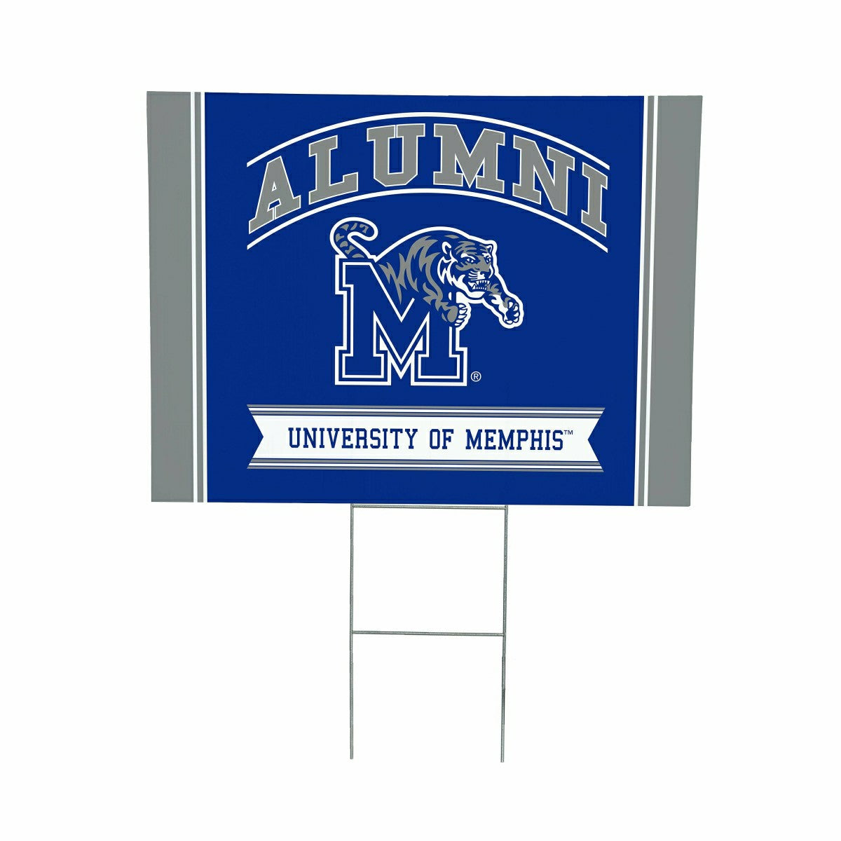 University of Memphis Coroplast Yard Sign Alumni, Collegiate, Home