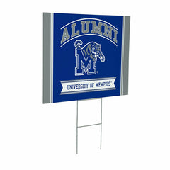 University of Memphis Coroplast Yard Sign Alumni, Collegiate, Home