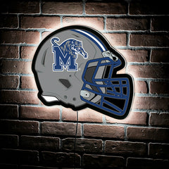LED Wall Decor, Helmet, University of Memphis, Collegiate, Home