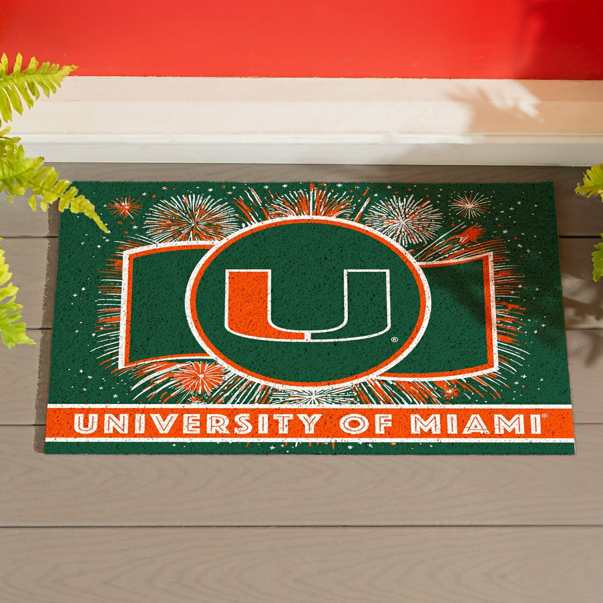 University of Miami Yard Sign, Patriotic, Collegiate, Home