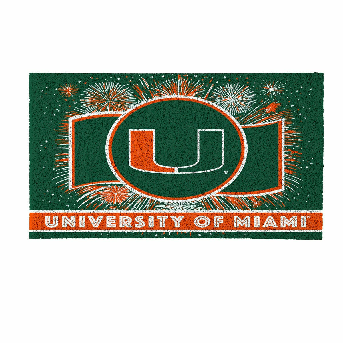 University of Miami Yard Sign, Patriotic, Collegiate, Home
