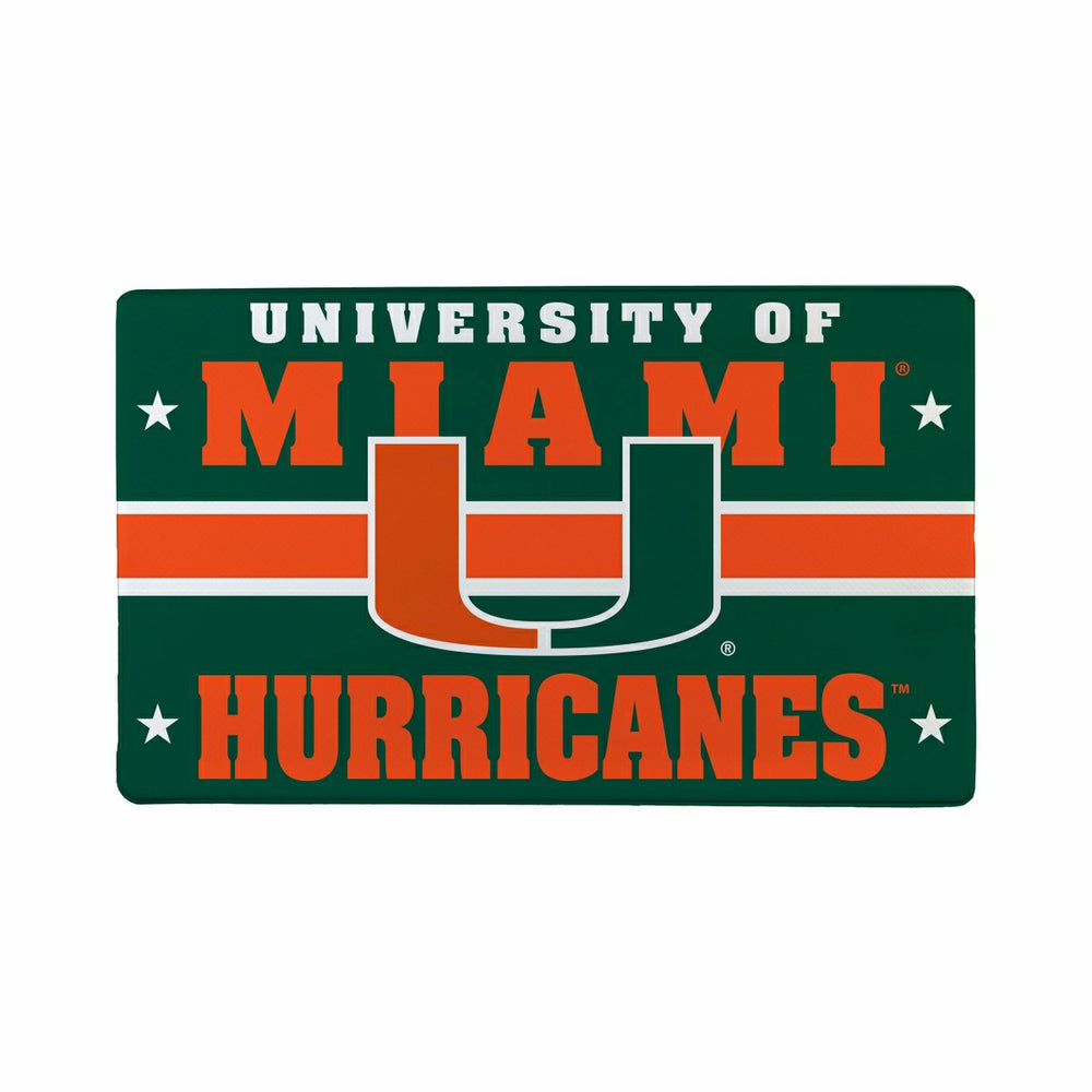 University of Miami Anti-Fatigue Mat, 18"x30", Collegiate