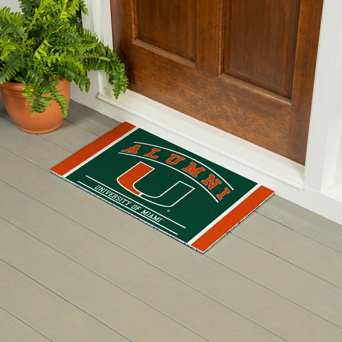 University of Miami Alumni Mat, 28"x16", Collegiate