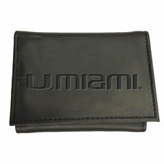 University of Miami, Tri-Fold Wallet, Black, Collegiate, Home