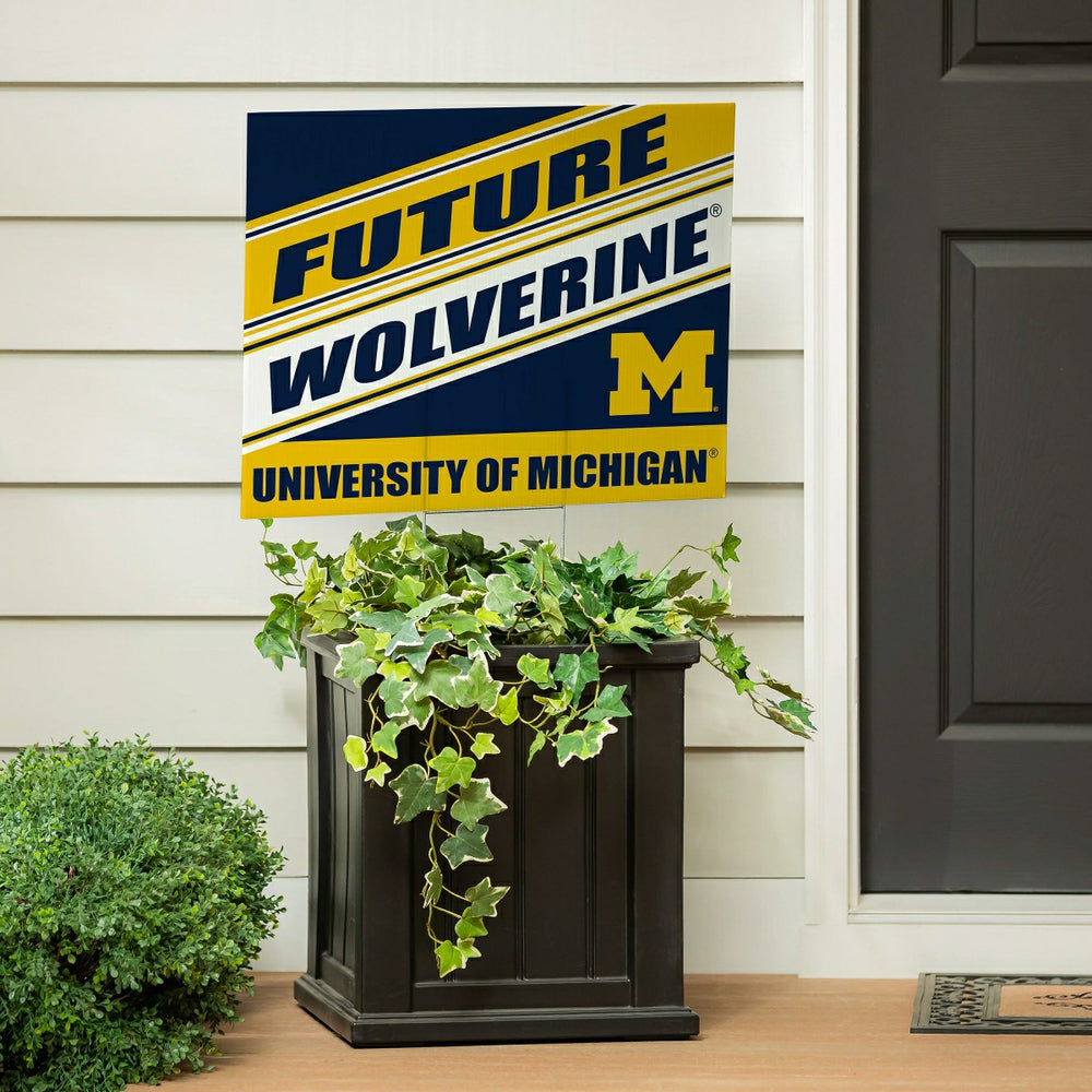 University Of Michigan Coroplast Yard Sign, Future Student, Collegiate, Home