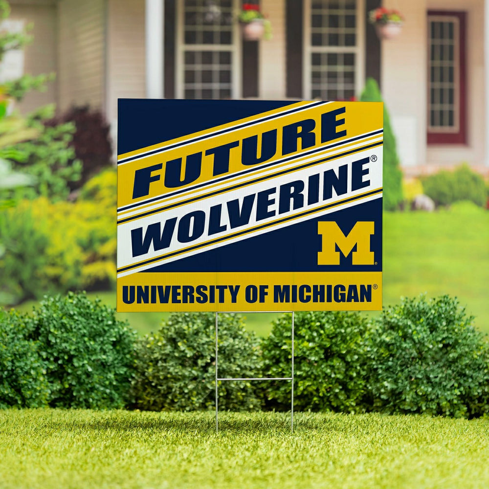 University Of Michigan Coroplast Yard Sign, Future Student, Collegiate, Home