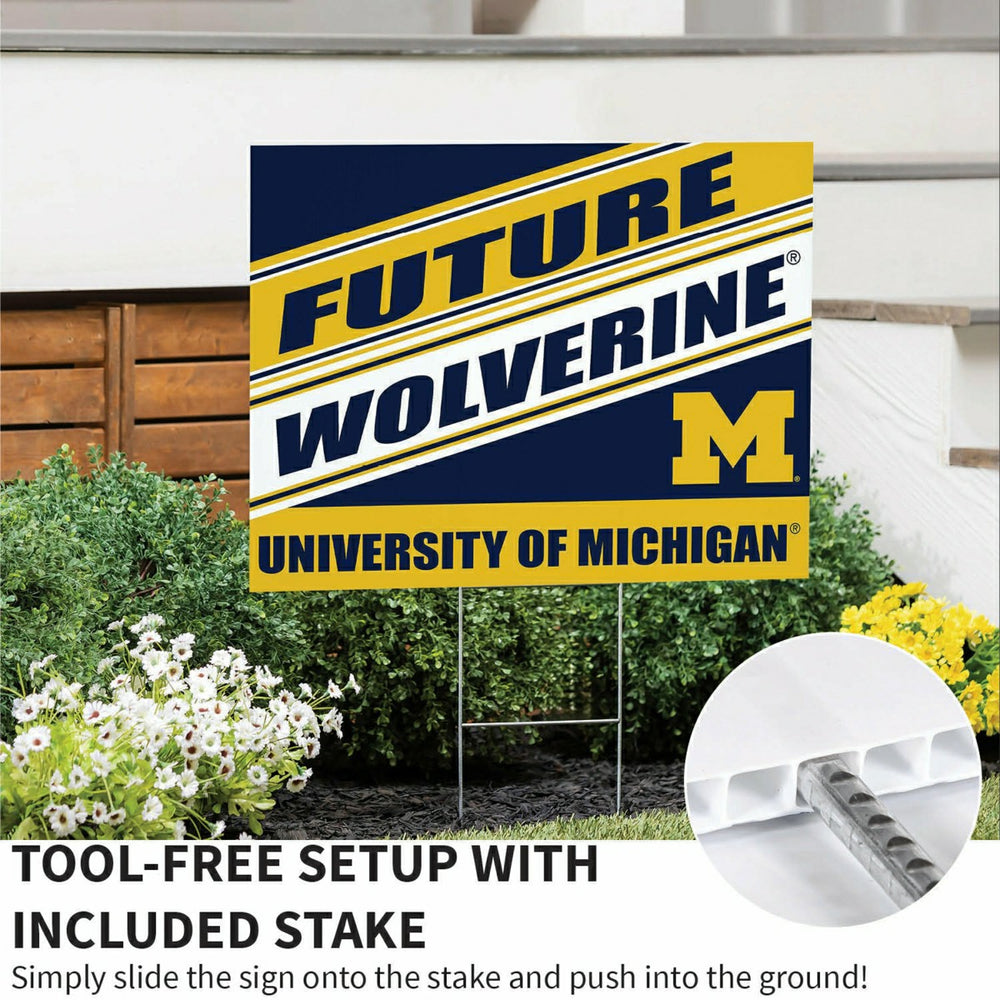 University Of Michigan Coroplast Yard Sign, Future Student, Collegiate, Home