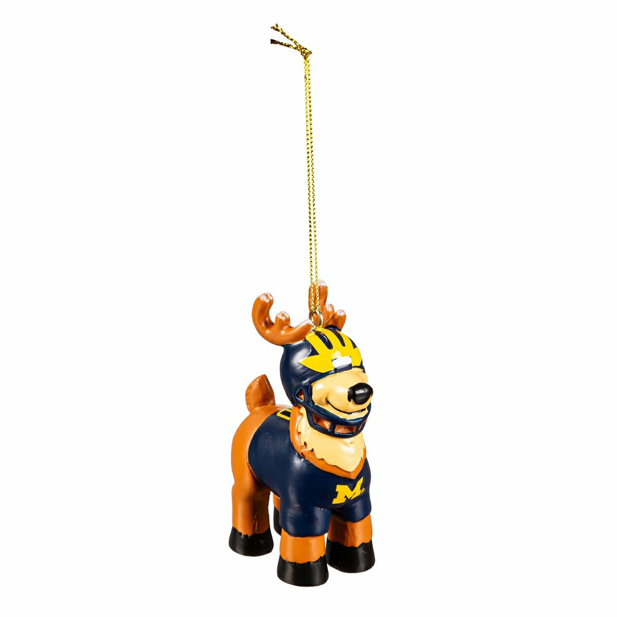 Reindeer Player Ornament, University Of Michigan, Collegiate, Home