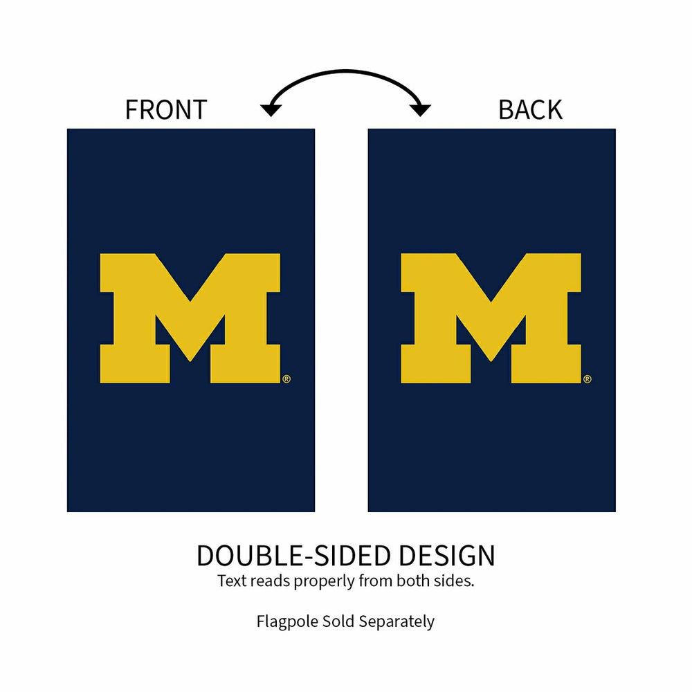 Applique Flag, Reg, University Of Michigan, Collegiate, Home