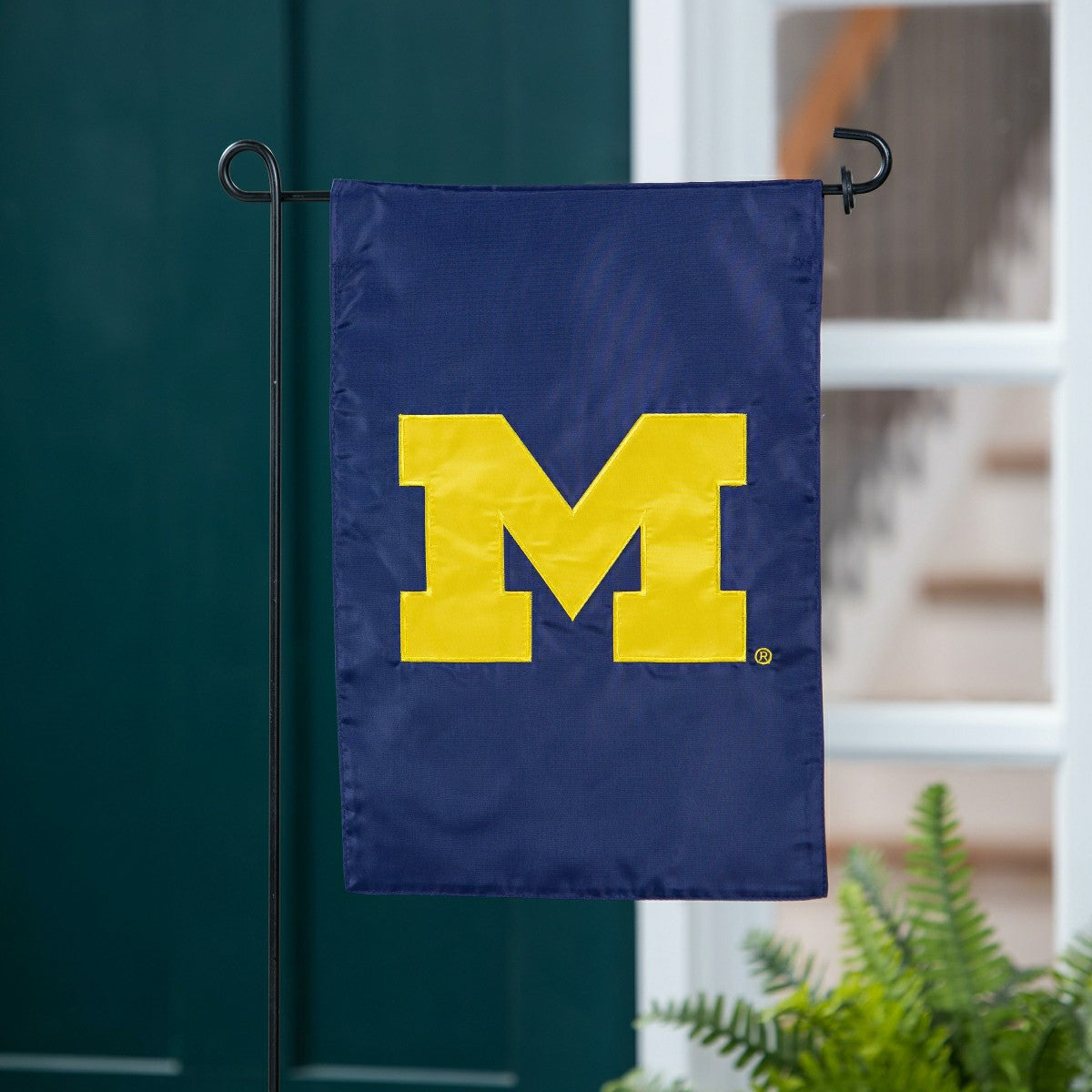 University of Michigan Applique Garden Flag, Collegiate, Home