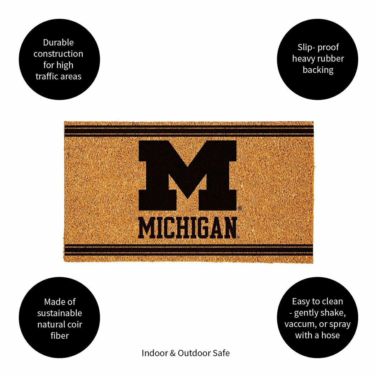 University Of Michigan, Coir Mat 1C, Collegiate