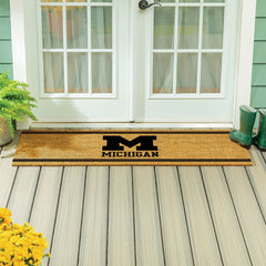 University Of Michigan Extra Large One Color Coir Mat, 60"x24", Collegiate