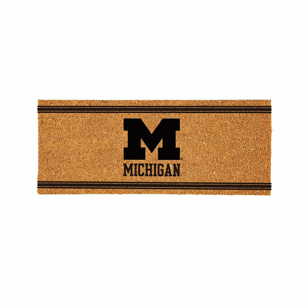 University Of Michigan Extra Large One Color Coir Mat, 60"x24", Collegiate