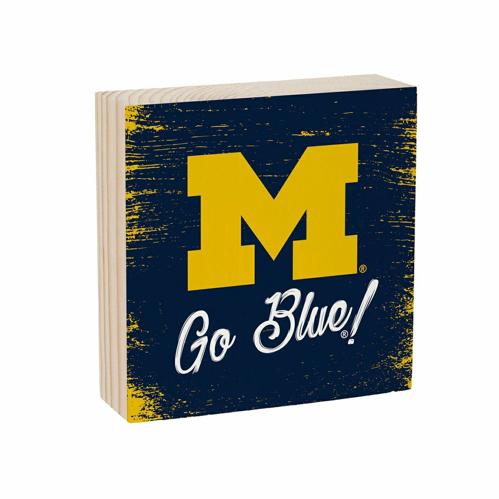 University Of Michigan Plock, Down Home Fans, 6x6, Collegiate, Home