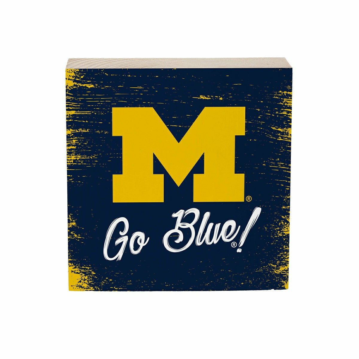University Of Michigan Plock, Down Home Fans, 6x6, Collegiate, Home