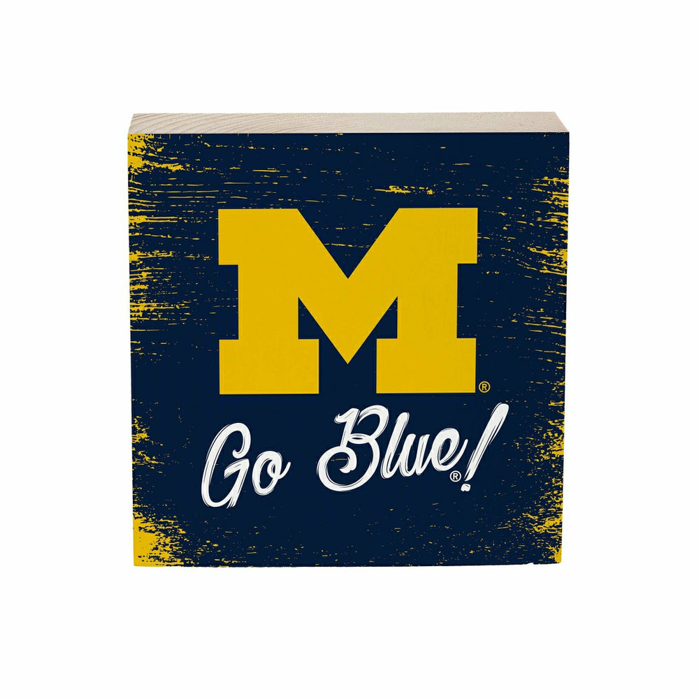 University Of Michigan Plock, Down Home Fans, 6x6, Collegiate, Home