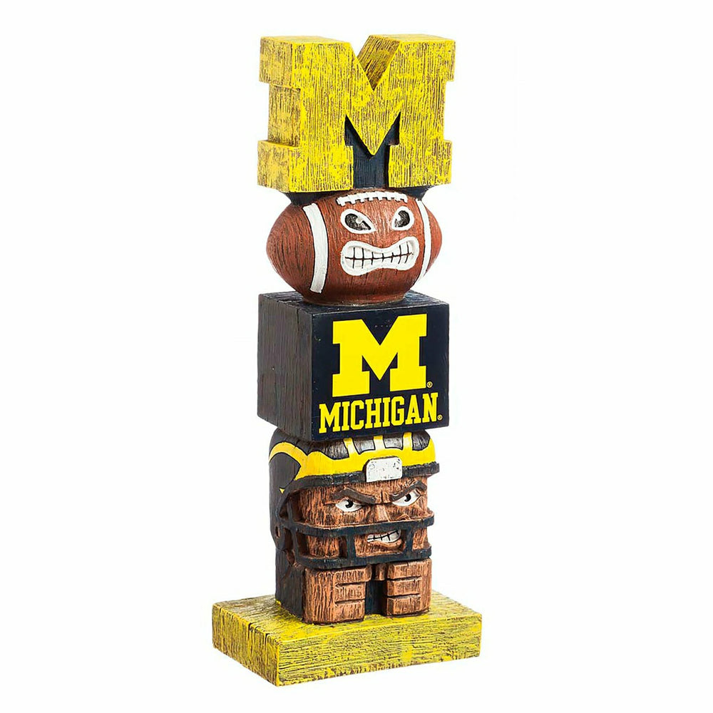 Michigan Wolverines Tiki Team Totem Garden Statue, Collegiate, Home