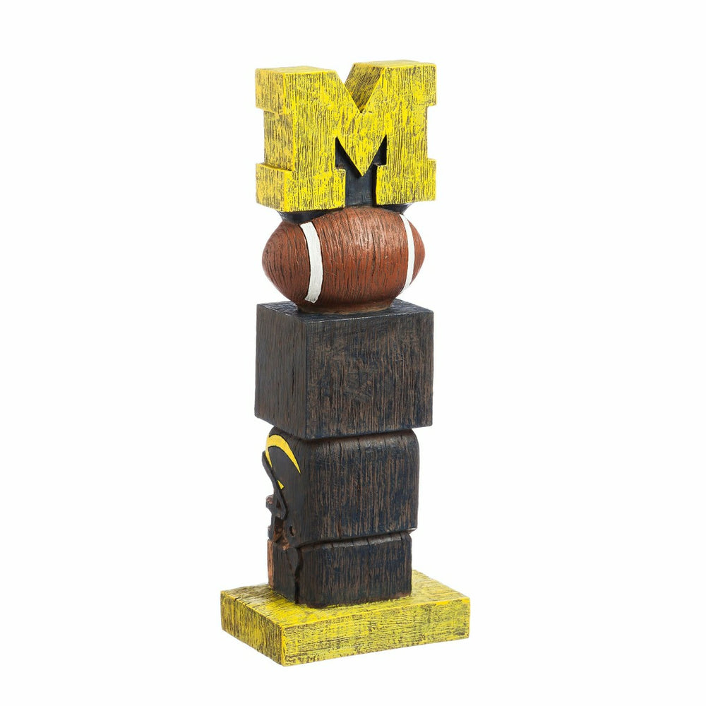 Michigan Wolverines Tiki Team Totem Garden Statue, Collegiate, Home