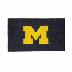 Full Color PVC Mat, 16" x 28", University Of Michigan, Collegiate